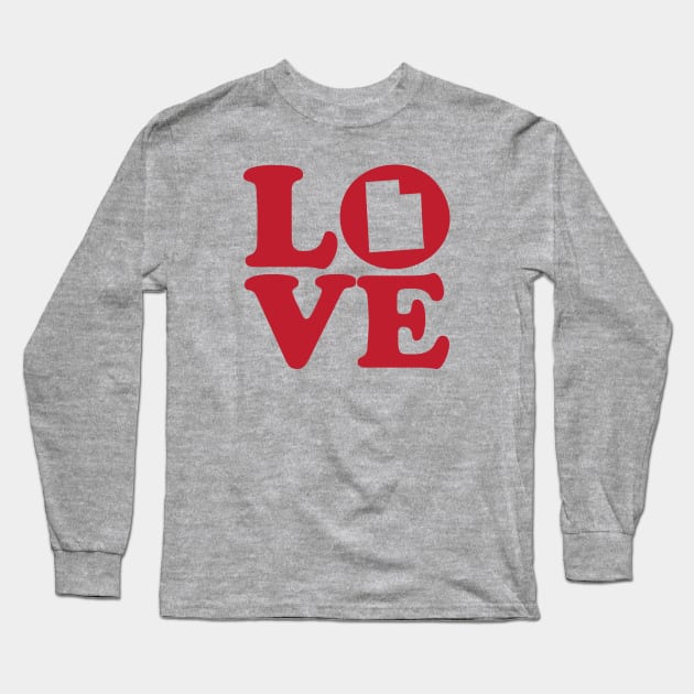 I Love Utah: Embrace the Heart of the Beehive State Long Sleeve T-Shirt by TwistedCharm